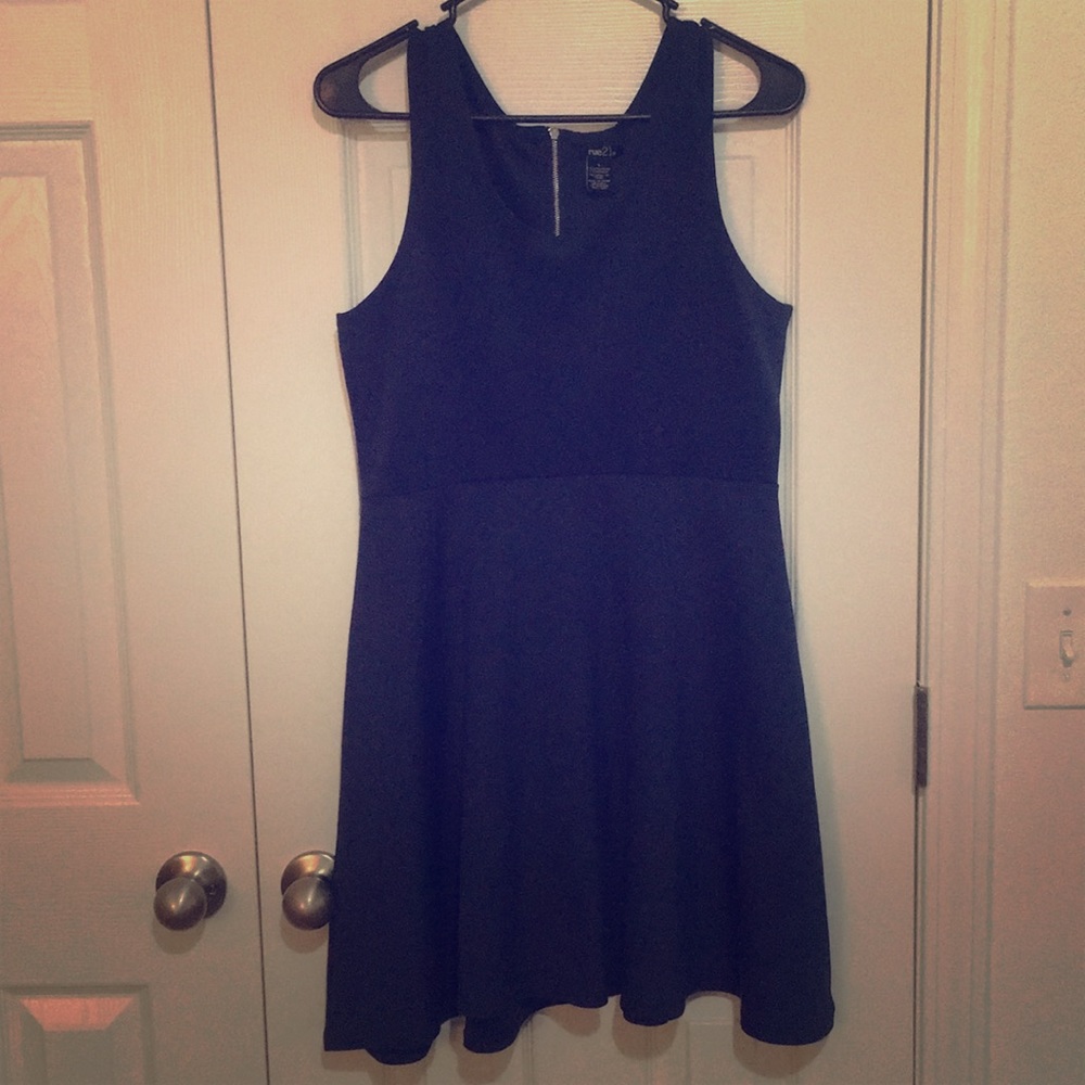 Navy Blue Casual Dress